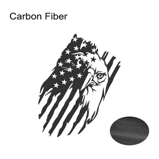 American Bald Eagle Flag Tailgate Decal