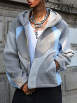 New Autumn/Winter Men's Fleece-Lined Hooded Jacket