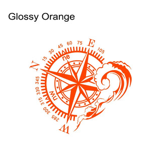 Ocean Compass Vinyl Stickers