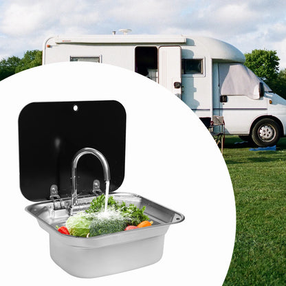 Steel RV Sink - Rectangular