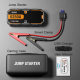 Portable 12V Jump Starter, Diesel Truck, RV, Tractor, Pickup
