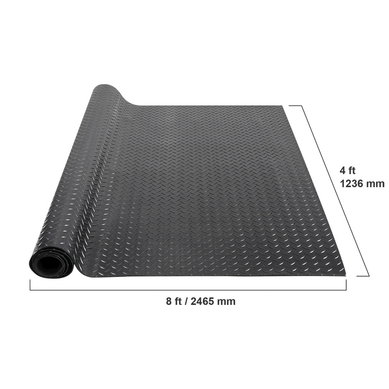 Diamond-Plate Rubber Flooring Roll