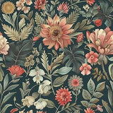 Vintage Floral Peel and Stick Wallpaper