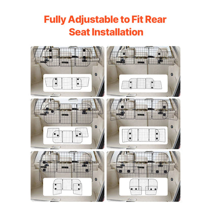 Universal-Fit Dog Car Barrier