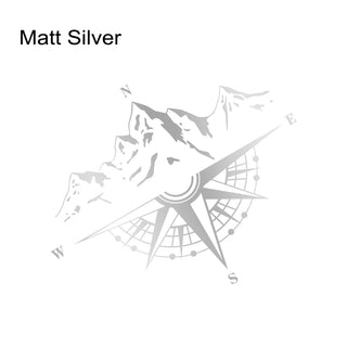 Mountain Compass Vinyl Sticker
