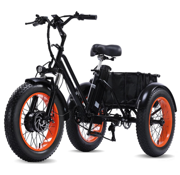 48V500W Electric Folding Tricycle for Adults