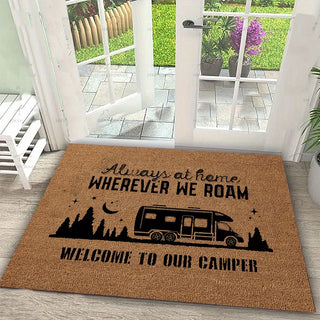 RV Happy Campers Decorate Door Mats