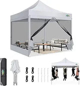 10x10 Heavy Duty Pop up Canopy with Sidewalls