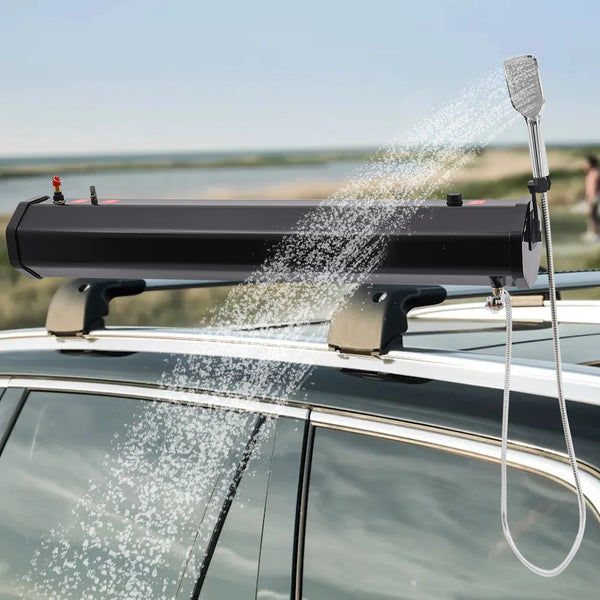 Black 30L Portable Water Tank for Camping