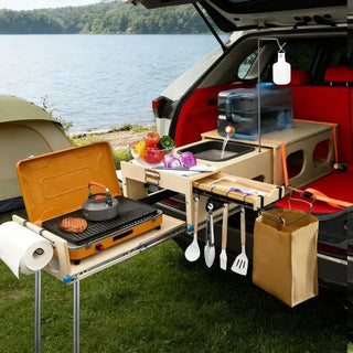 Overland Kitchen Slide-Out Box, SUV, Van, Truck Camping