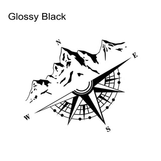 Mountain Compass Vinyl Sticker