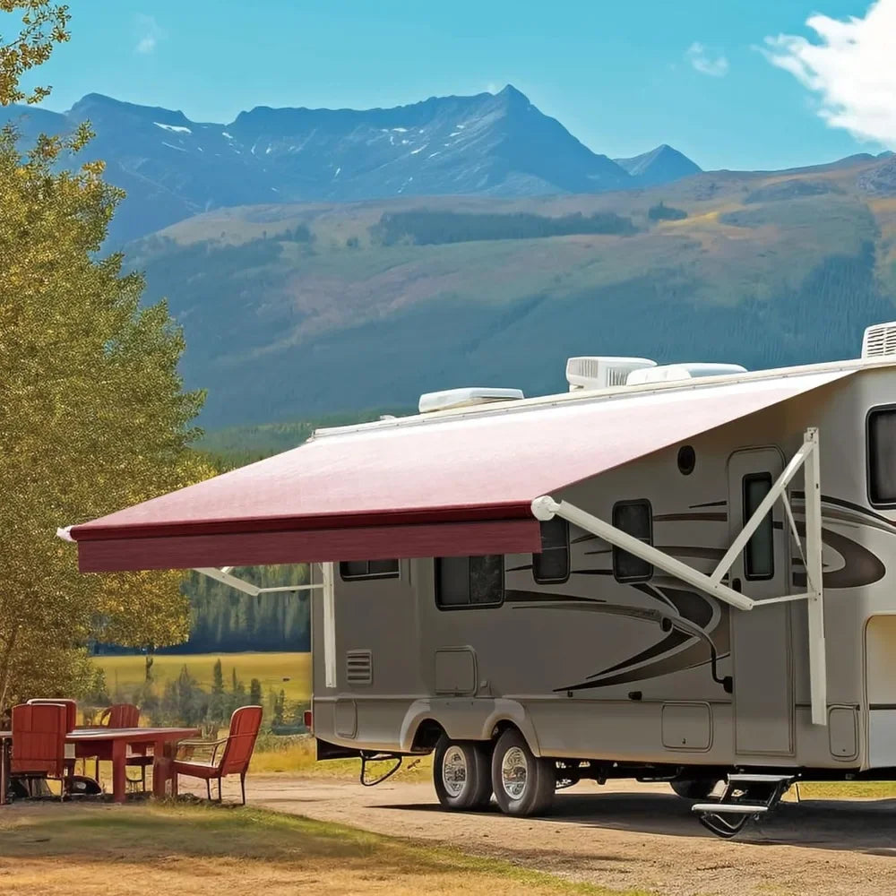 12' (11.2 fabric) RV Electric Awning Complete Kit