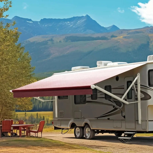 12' (11.2 fabric) RV Electric Awning Complete Kit