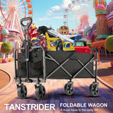 Large Capacity Portable, Foldable Cart on Wheels