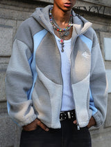 New Autumn/Winter Men's Fleece-Lined Hooded Jacket