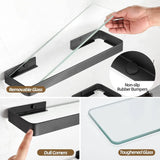 Bathroom Shelves Wall Mounted Tempered Glass