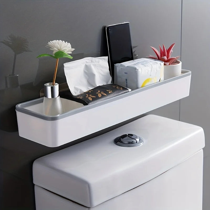 1pc Toilet Bathroom Storage Shelf Organizer