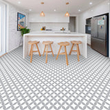 Grey Peel & Stick Waterproof Vinyl Floor Tiles