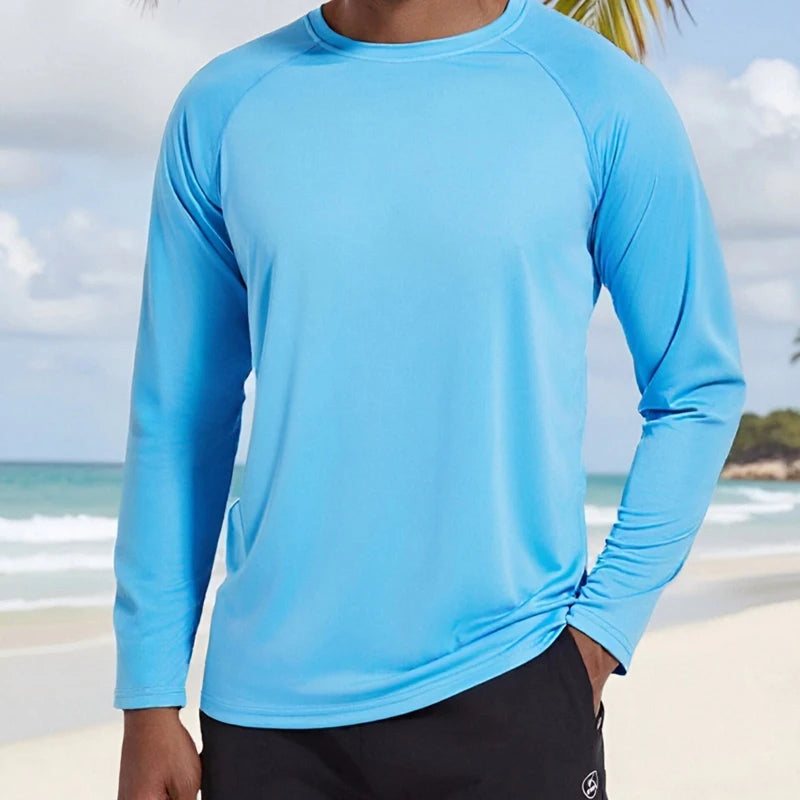 Men s Performance Long Sleeve T-shirts - UPF 50