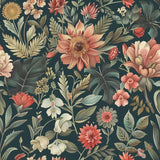 Vintage Floral Peel and Stick Wallpaper
