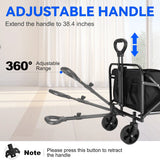 Large Capacity Portable, Foldable Cart on Wheels
