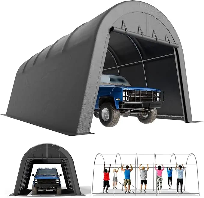 Portable Garage, Heavy Duty RV Carport Canopy