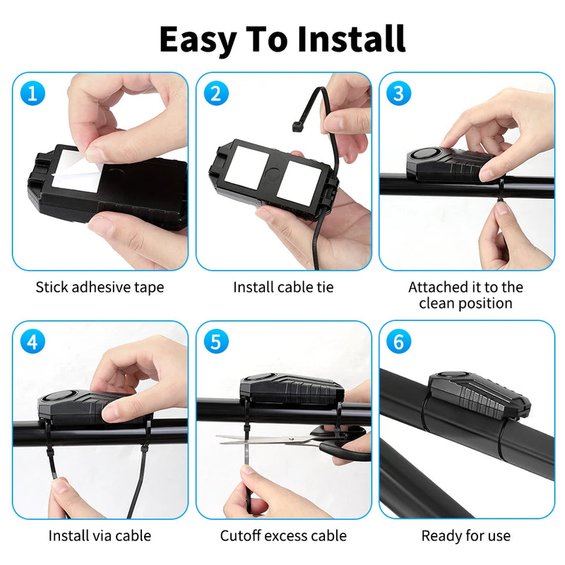 Bike Anti-Theft Alarm with Remote