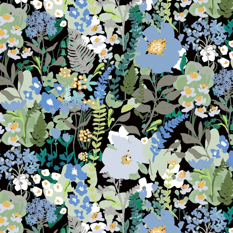 Vintage Flower Peel and Stick Wallpaper