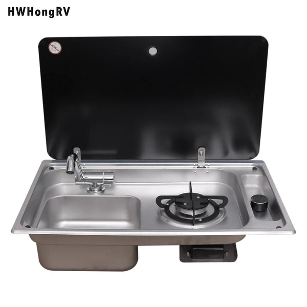 Stainless Steel Universal Sink and Gas Stove