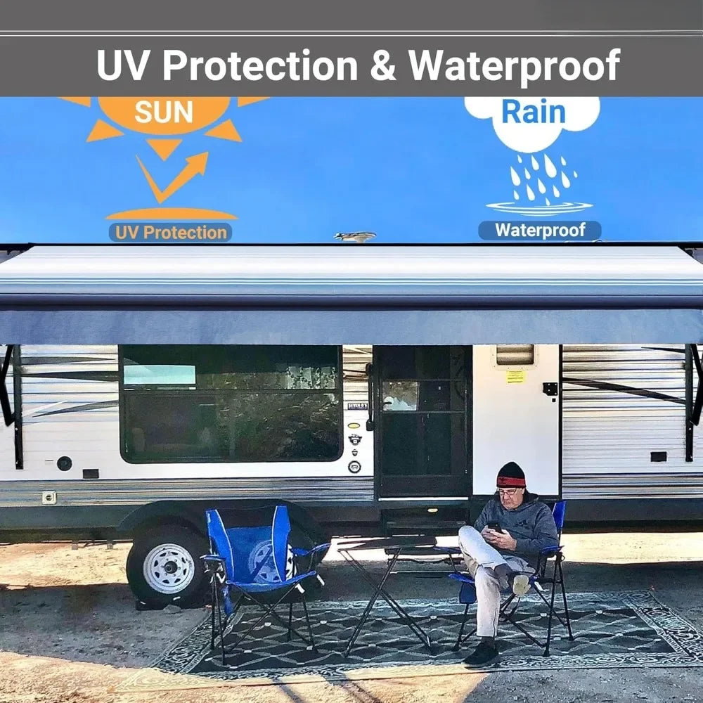 10' (9.2 fabric) RV Electric Awning Complete Kit