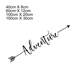 Mountain Adventure Arrow Vinyl Sticker