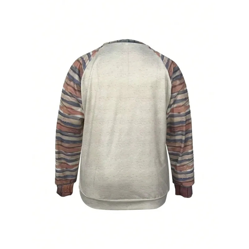 Women's Fashionable Cartoon Printed Pullover