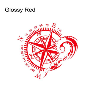 Ocean Compass Vinyl Stickers