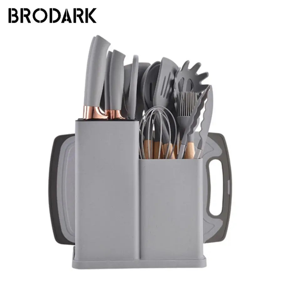 19pcs Food Grade Silicone Kitchenware Set