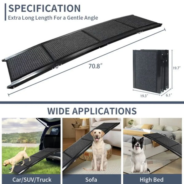 Dog Ramp for Car/RV (71" L x 19.3" W)