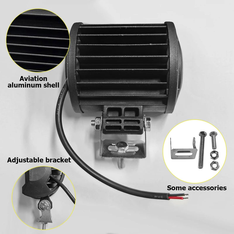 60W Auxiliary LED Light Bar