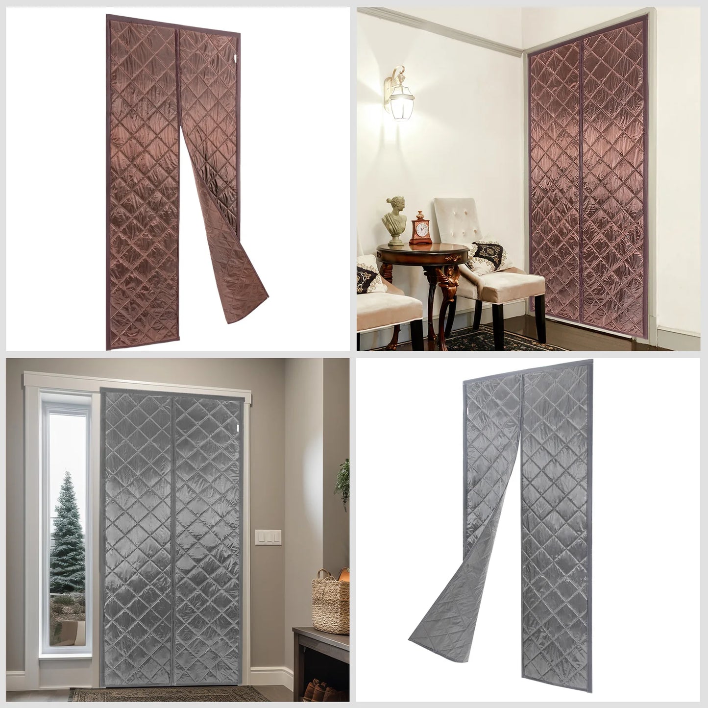 Magnetic Thermal Insulated Door Curtain