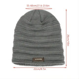 Men's Winter Warm Fleece Knitted Hat