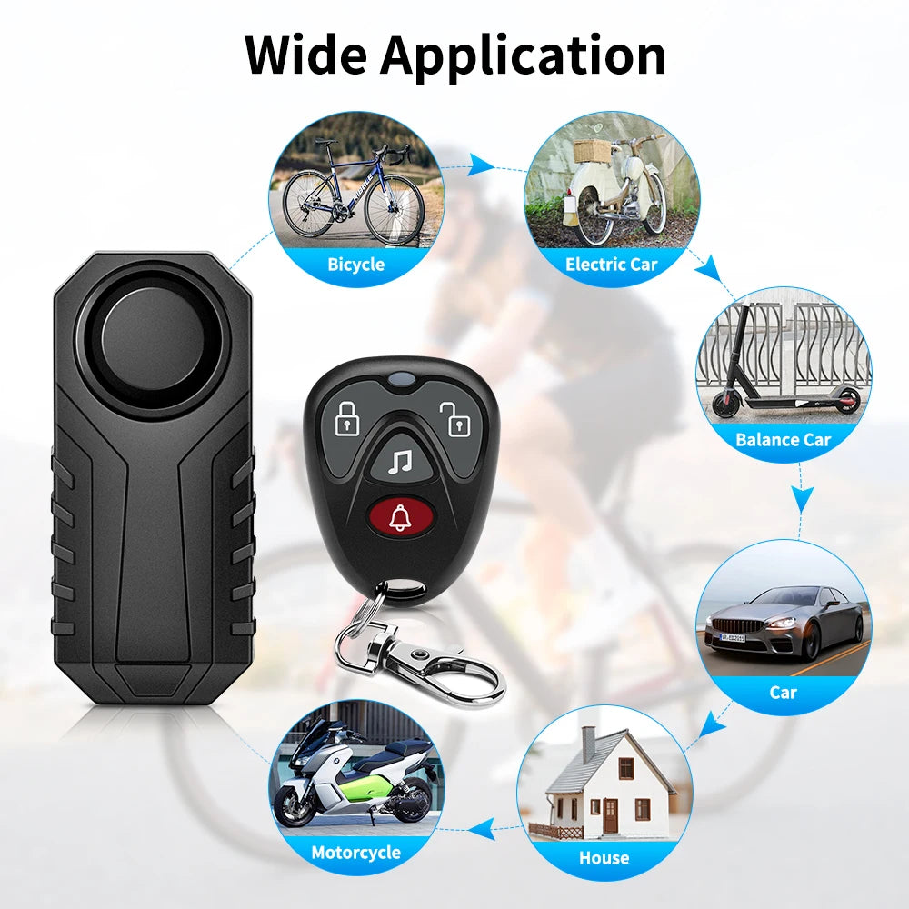 Bike Anti-Theft Alarm with Remote