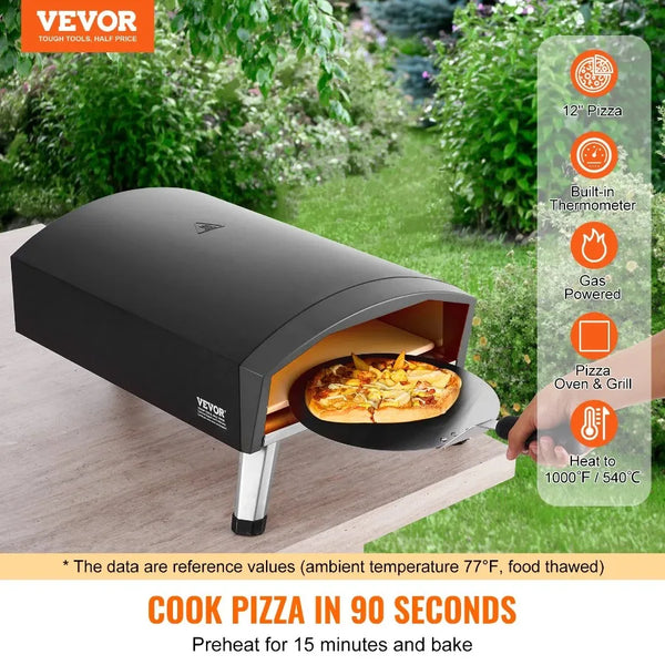 12" Gas Pizza Oven
