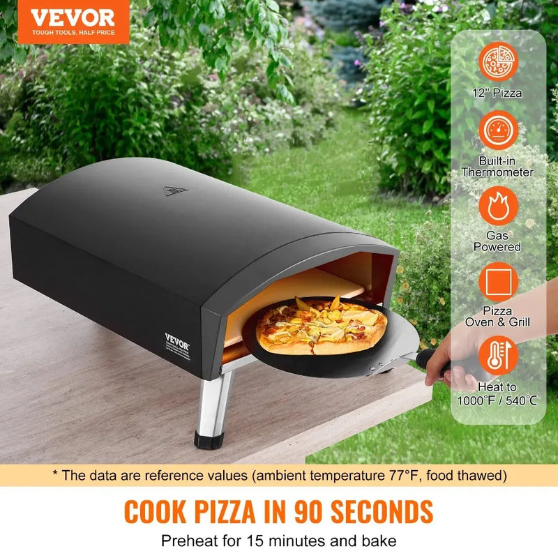 12" Gas Pizza Oven