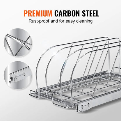 Expandable Pull Out Under Cabinet Organizer/Rack