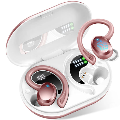 Wireless Bluetooth 5.3 Earbuds, Stereo Bass, in-Ear Noise Cancelling Mic