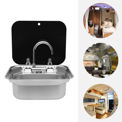 Steel RV Sink - Rectangular