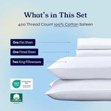 King Size Bed Sheets 400 Thread Count, Deep Pocket