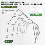 Portable Garage, Heavy Duty RV Carport Canopy
