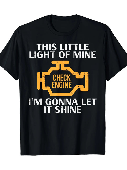 Men's T-Shirt Check Engine Light