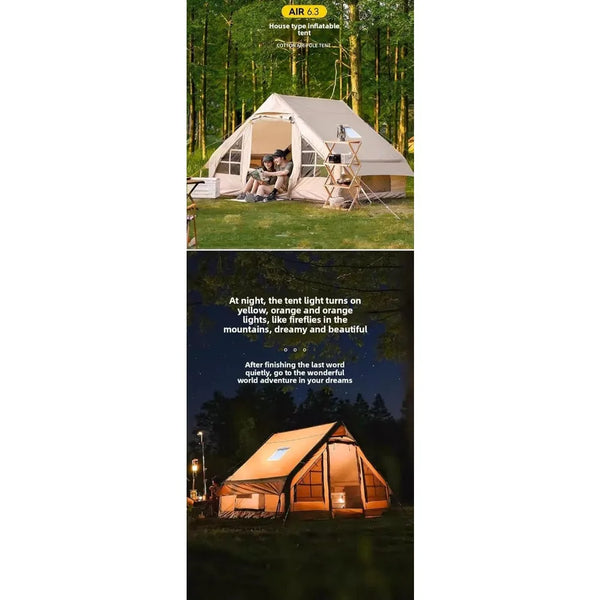 Outdoor Inflatable Camping Deluxe Tent (4-6 People)