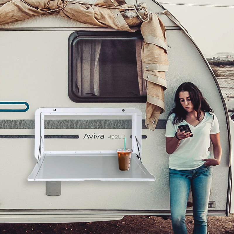 Foldable RV Wall-Mounted Table