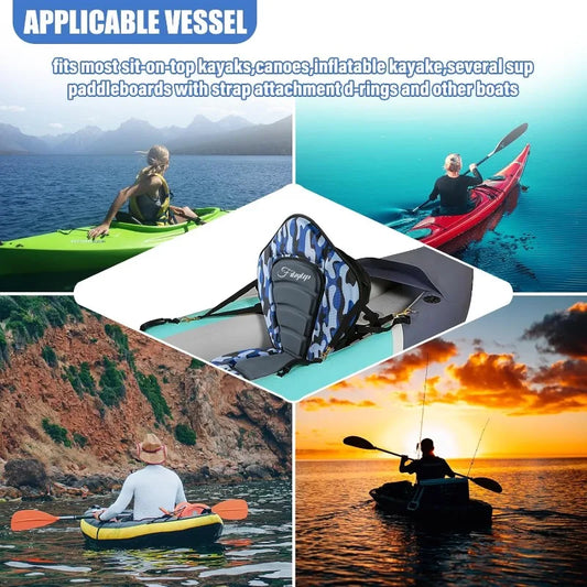 Kayak Seats - Premium Shockproof Seats with Back Support